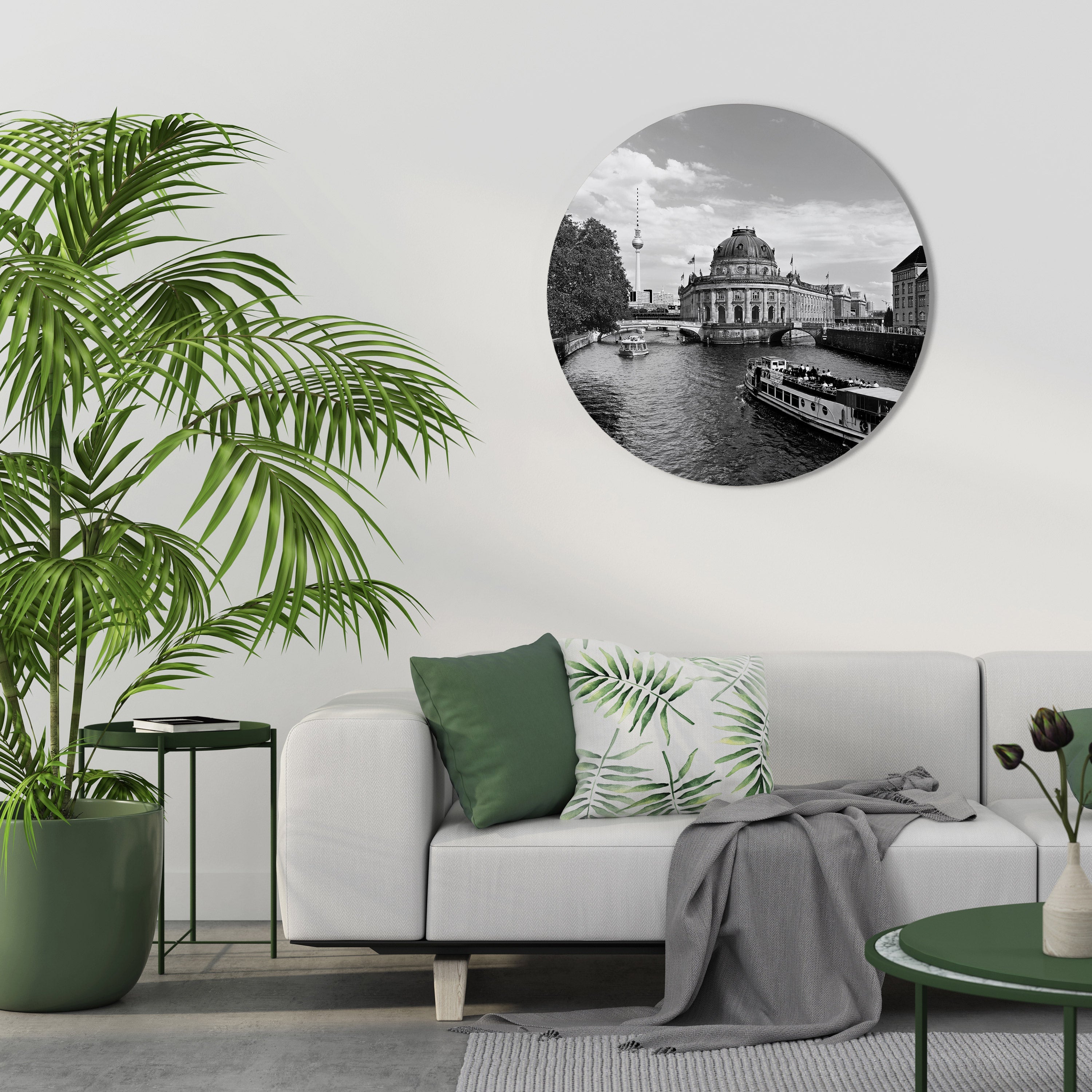 Rund väggdekoration HISTORIENS SPÖKEN