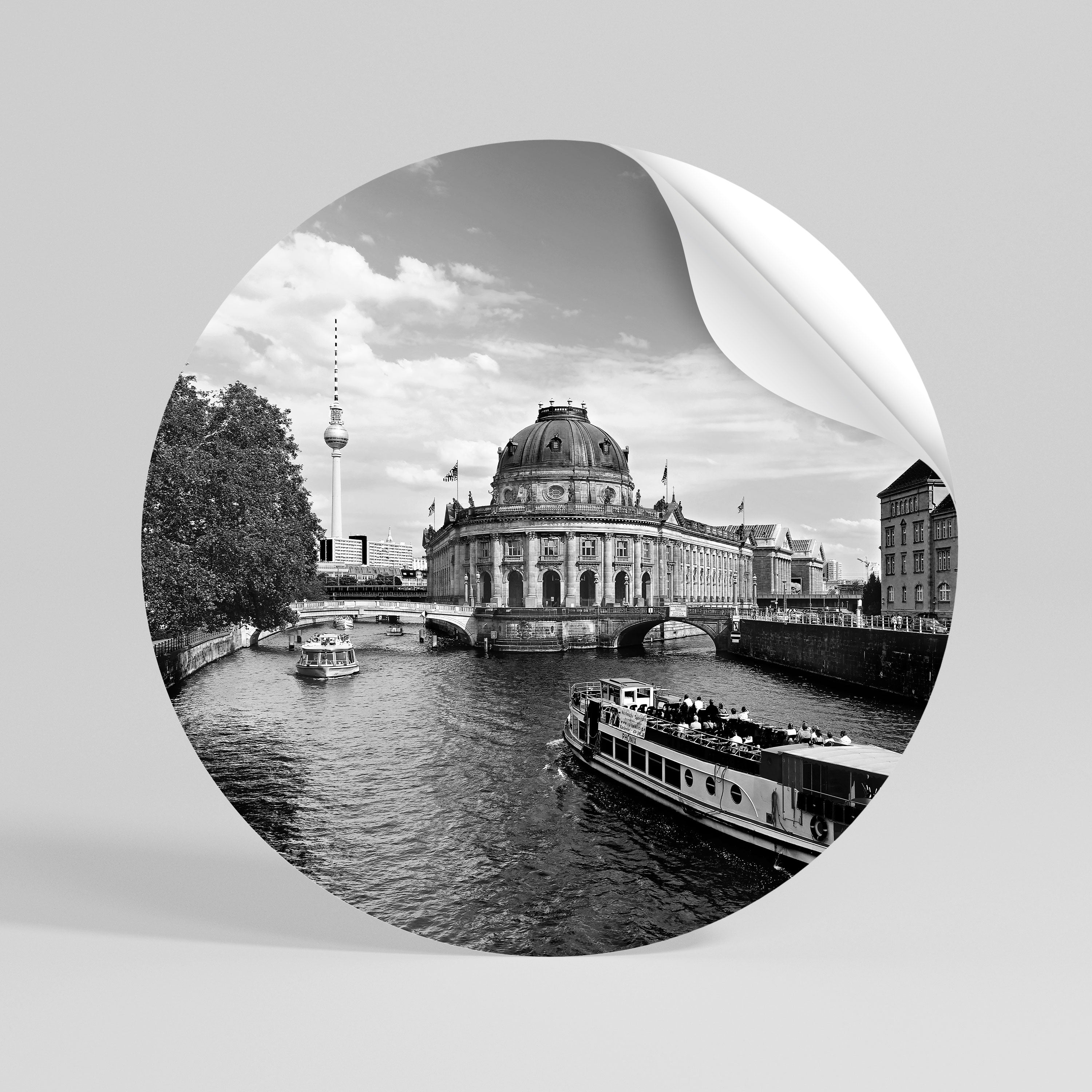 GHOSTS OF HISTORY Rund väggdekal