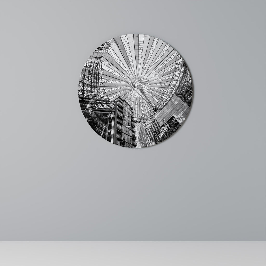 Rund väggkonst med DRÖMMARNAS TAK