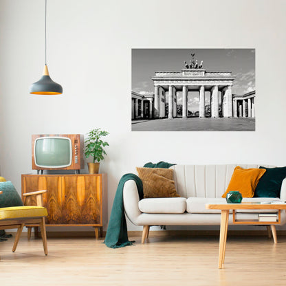 ECHOES OF HISTORY Peel and Stick Horizontal Poster