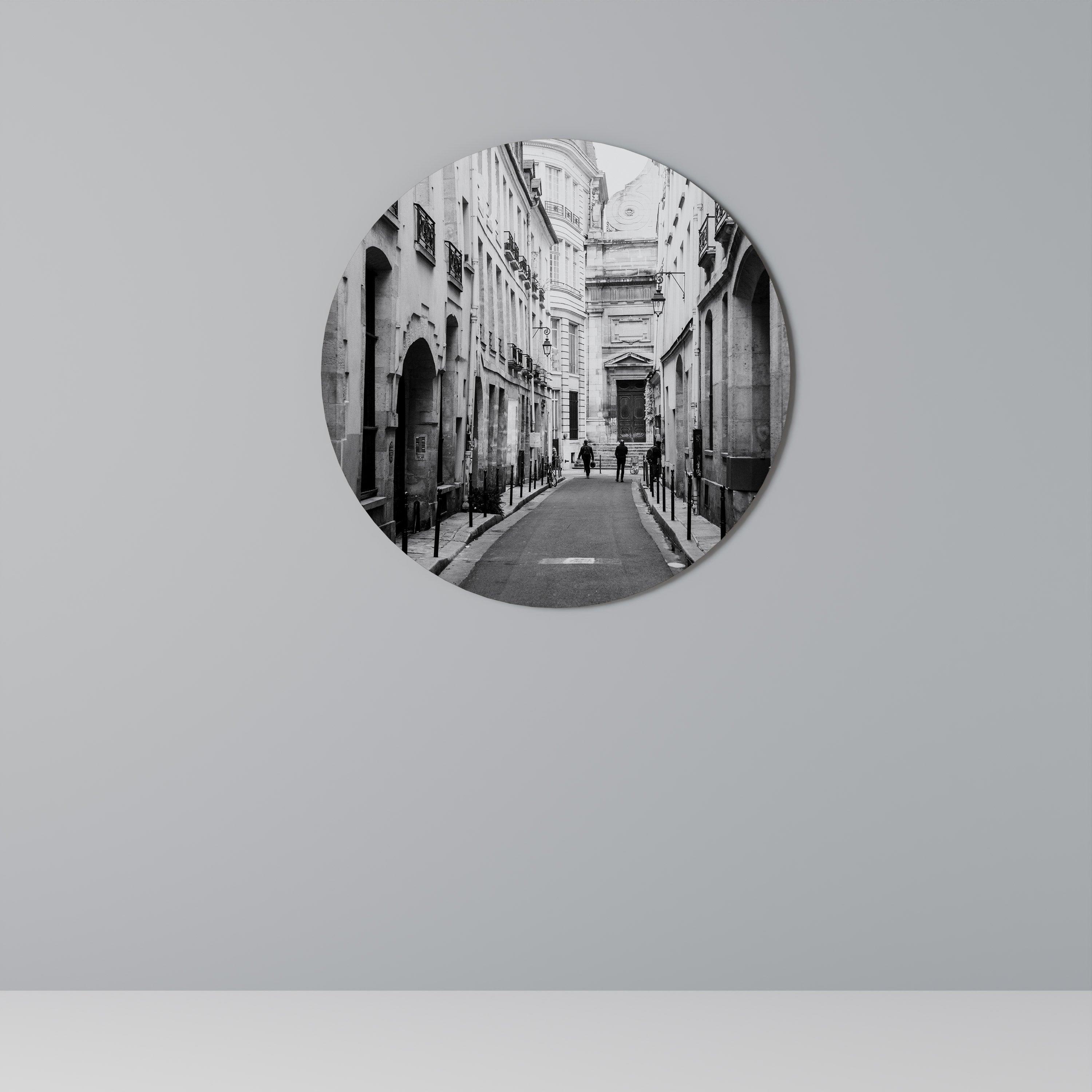 HEMLIGA VÄGAR AVTÄCKTA Rund väggkonst