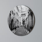 SECRET PATHWAYS UNVEILED Round Wall Art