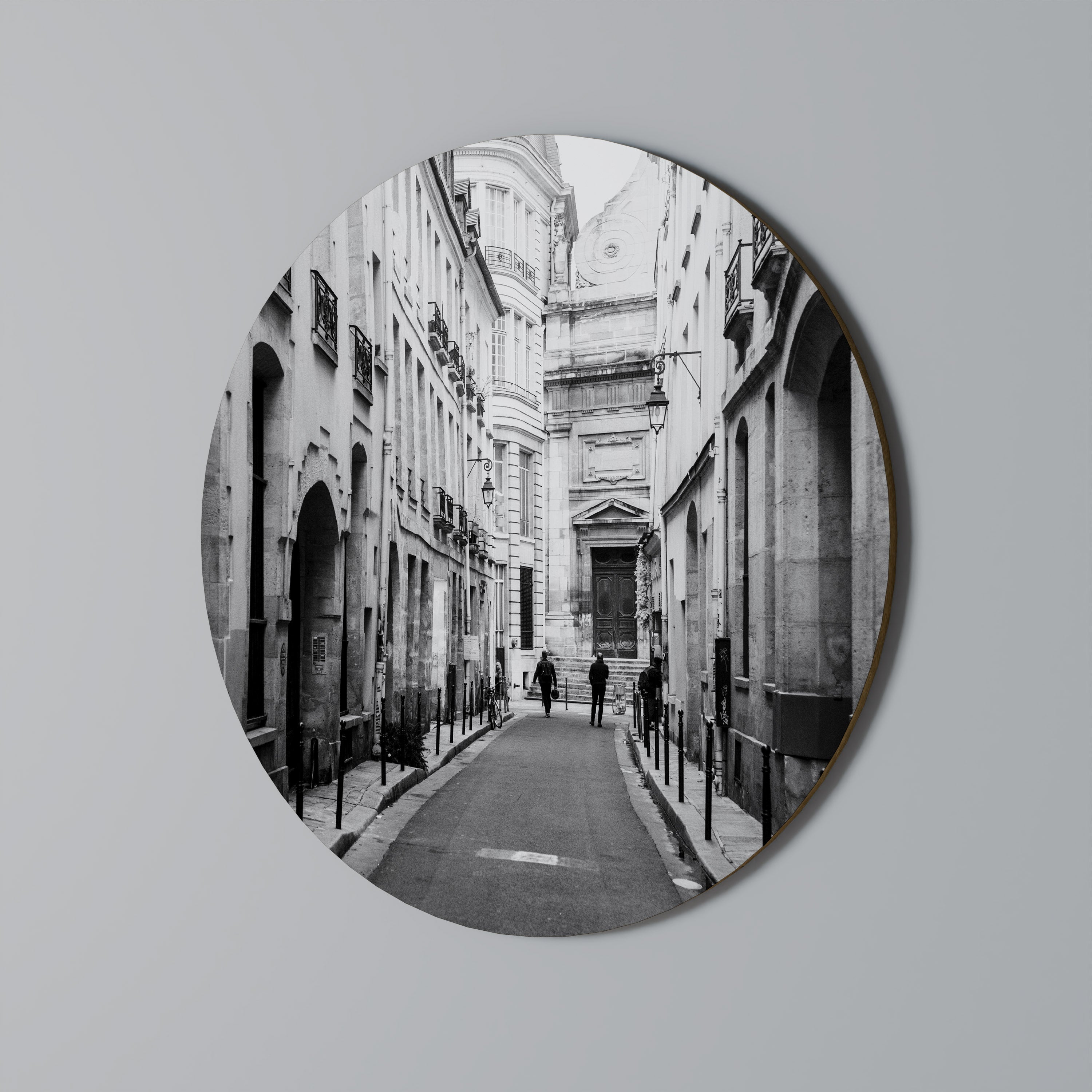 HEMLIGA VÄGAR AVTÄCKTA Rund väggkonst