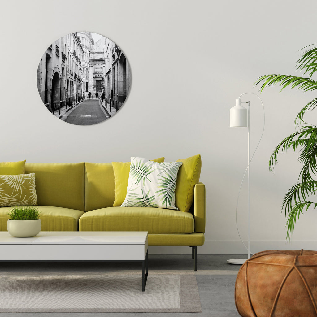 HEMLIGA VÄGAR AVTÄCKTA Rund väggkonst