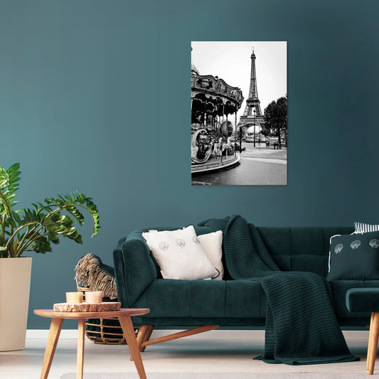 CHARMS OF THE CITY Vertical Canvas Print