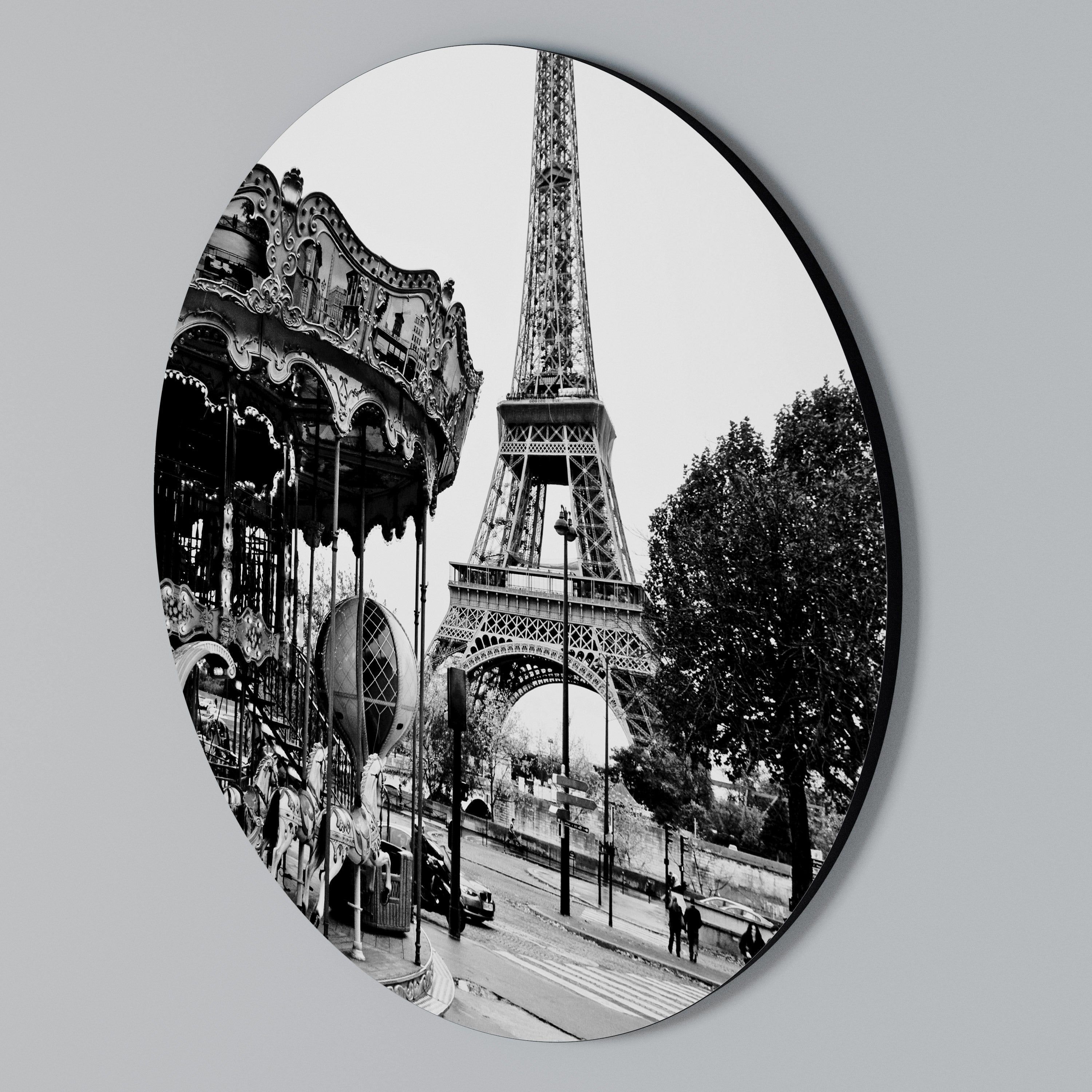 CHARMS OF THE CITY Rund väggdekor