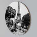 CHARMS OF THE CITY Round Wall Art
