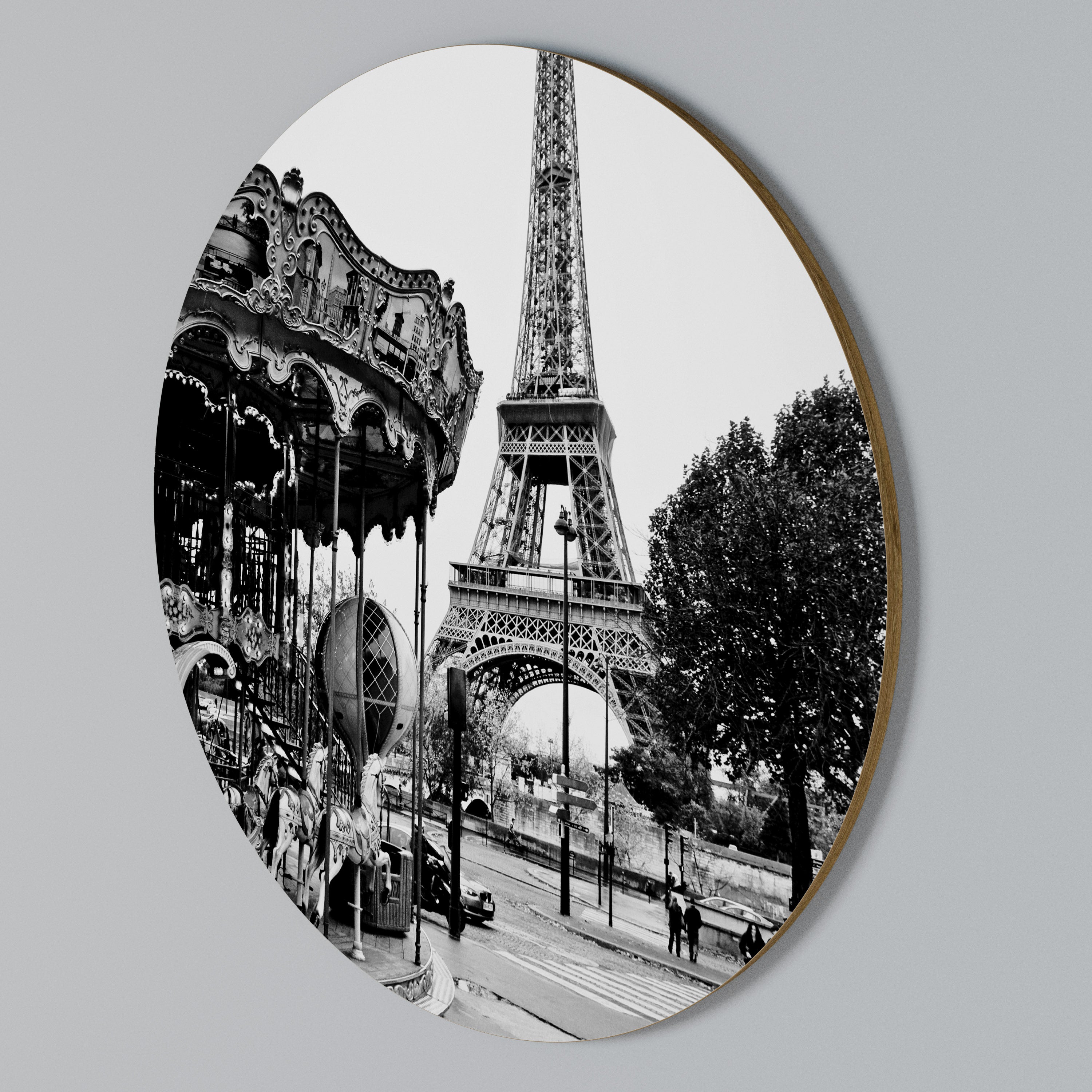 CHARMS OF THE CITY Rund väggdekor