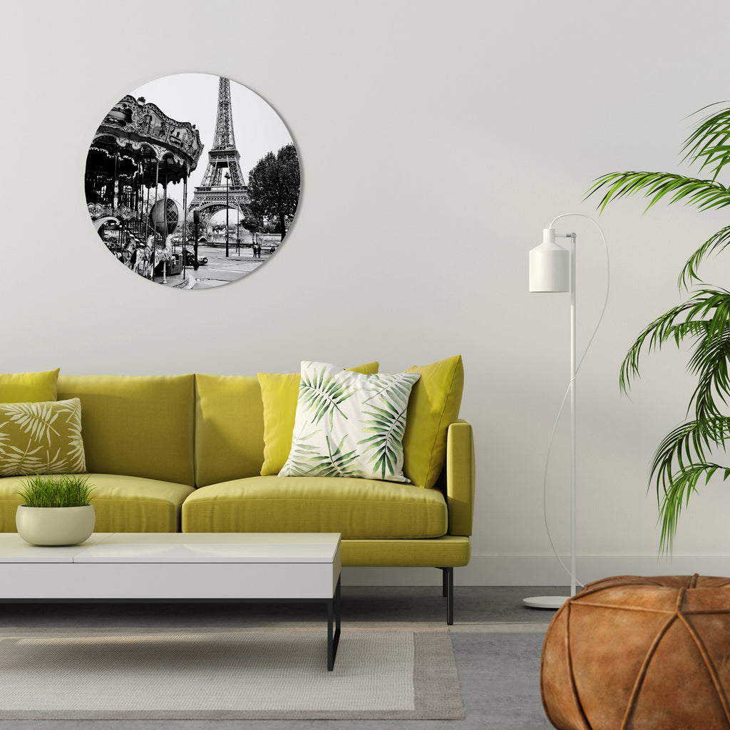 STADENS CHARM Rund väggdekoration