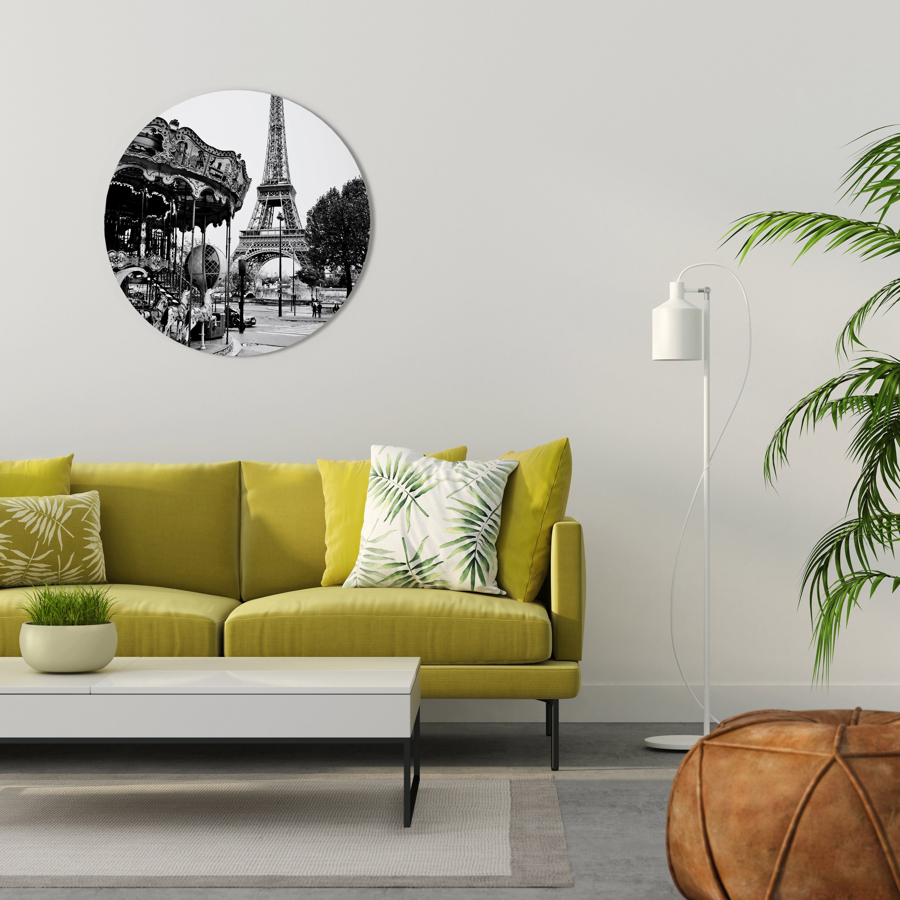 STADENS CHARM Rund väggdekoration