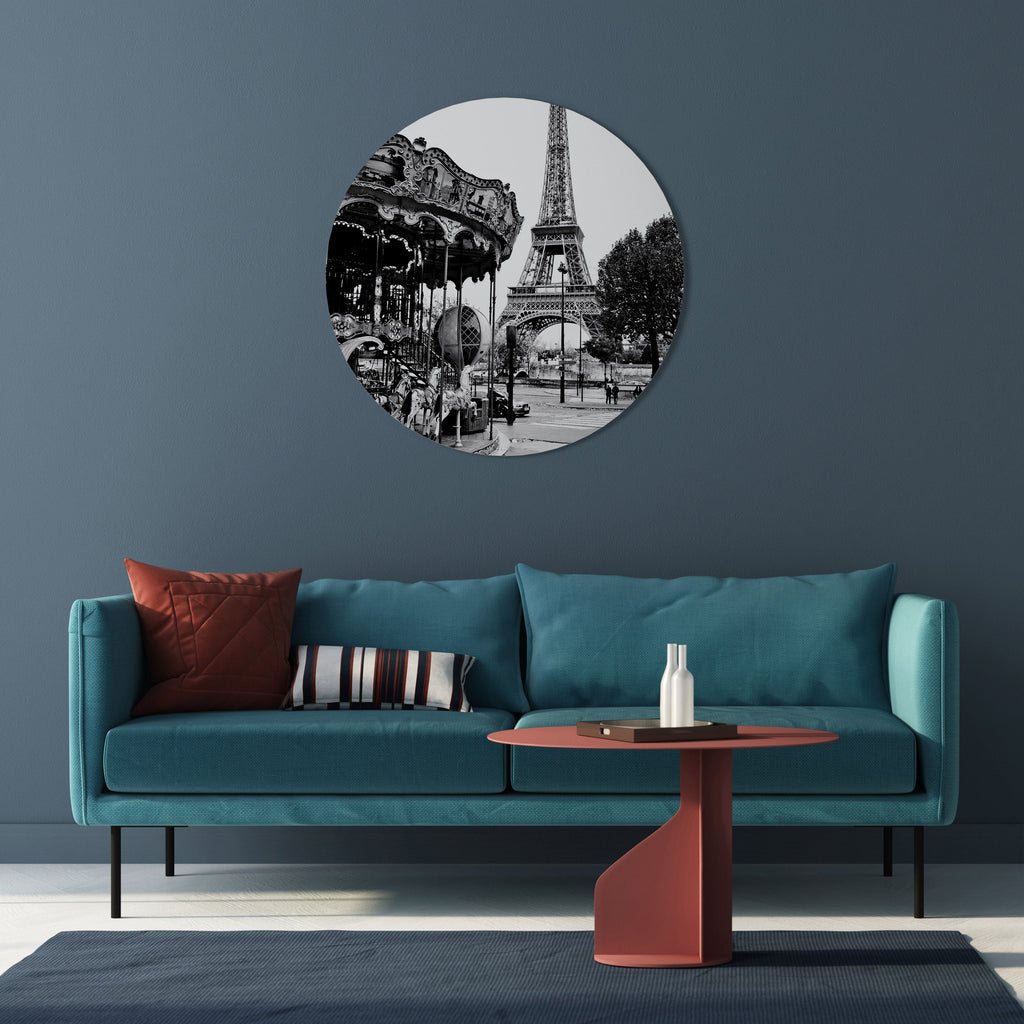 STADENS CHARM Rund väggdekoration