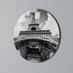 TIMELESS EIFFEL PERSPECTIVE Round Wall Art