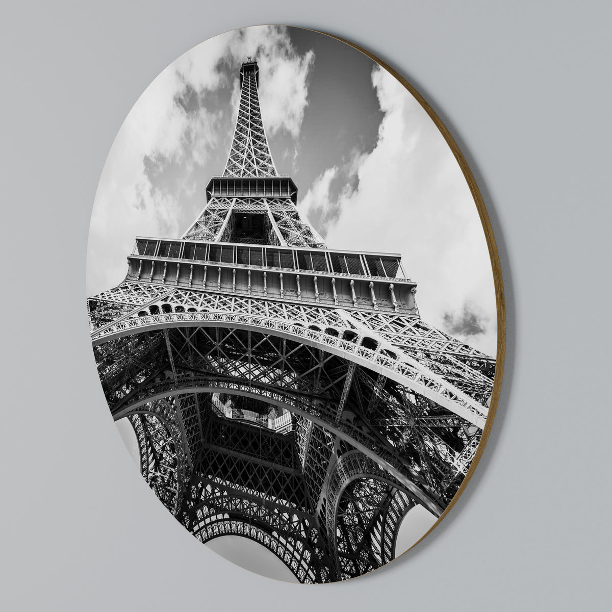TIMELESS EIFFEL PERSPECTIVE Rund väggdekor
