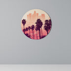 PALM SHADE DREAMSCAPE Round Wall Art