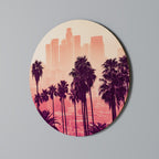 PALM SHADE DREAMSCAPE Round Wall Art