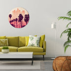 PALM SHADE DREAMSCAPE Round Wall Art