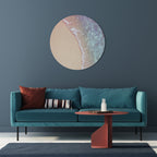 DREAMY SANDSCAPE HUES Round Wall Art