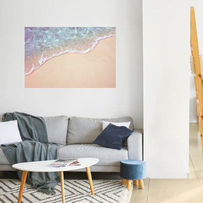 DRÖMMIGA SANDSCAPE HUES Horisontell poster med självhäftande text
