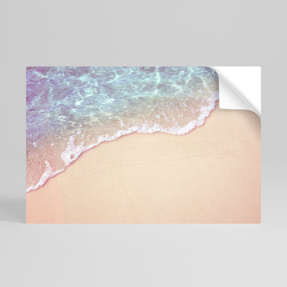 DRÖMMIGA SANDSCAPE HUES Horisontell poster med självhäftande text