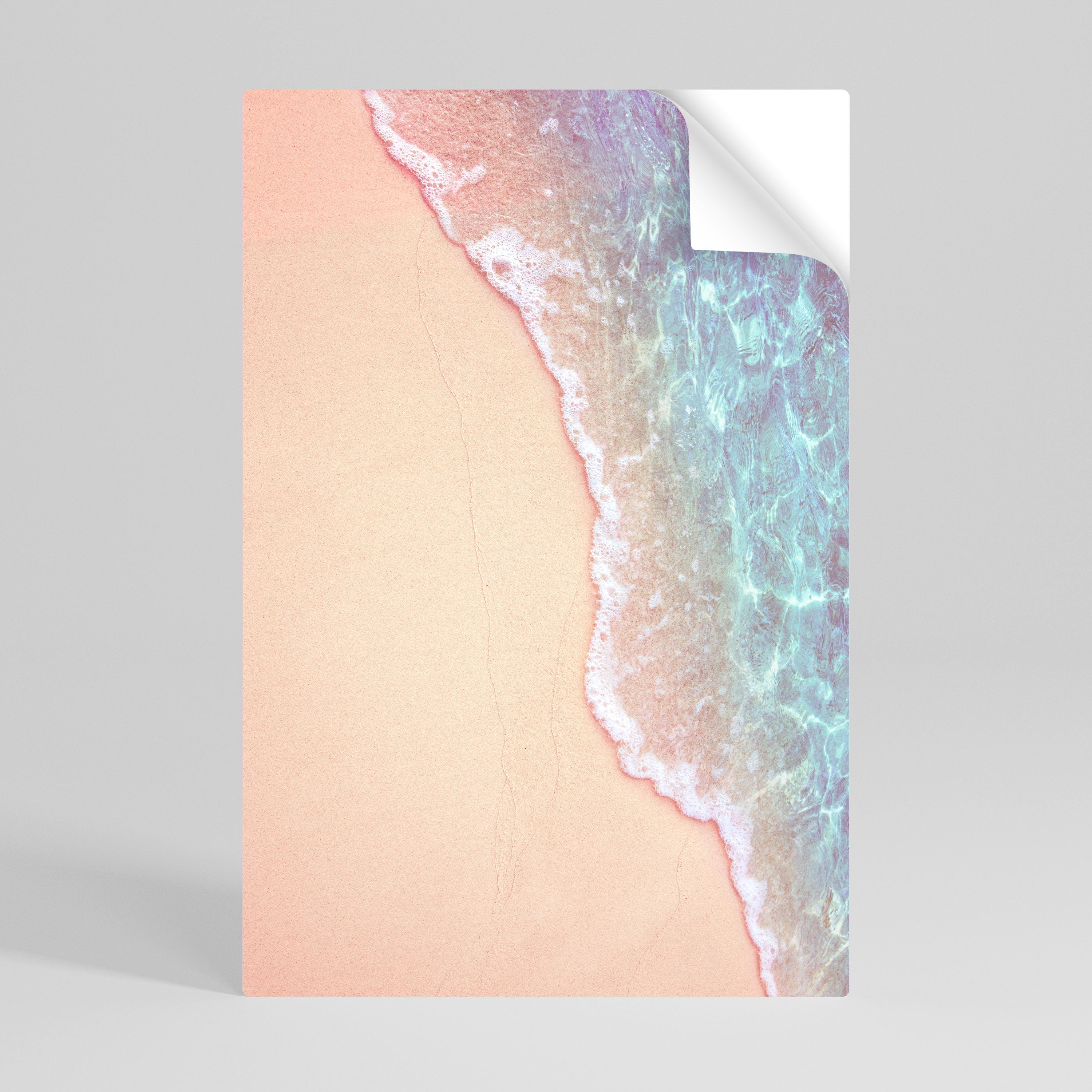 DRÖMMIGA SANDSCAPE HUES Vertikal poster med självhäftande klistermärke
