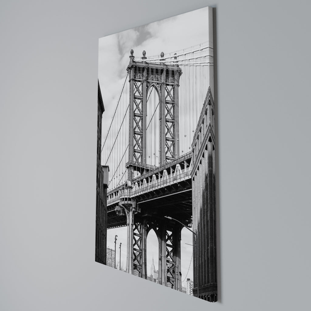 BRIDGE OF TIME Vertical Canvas Print