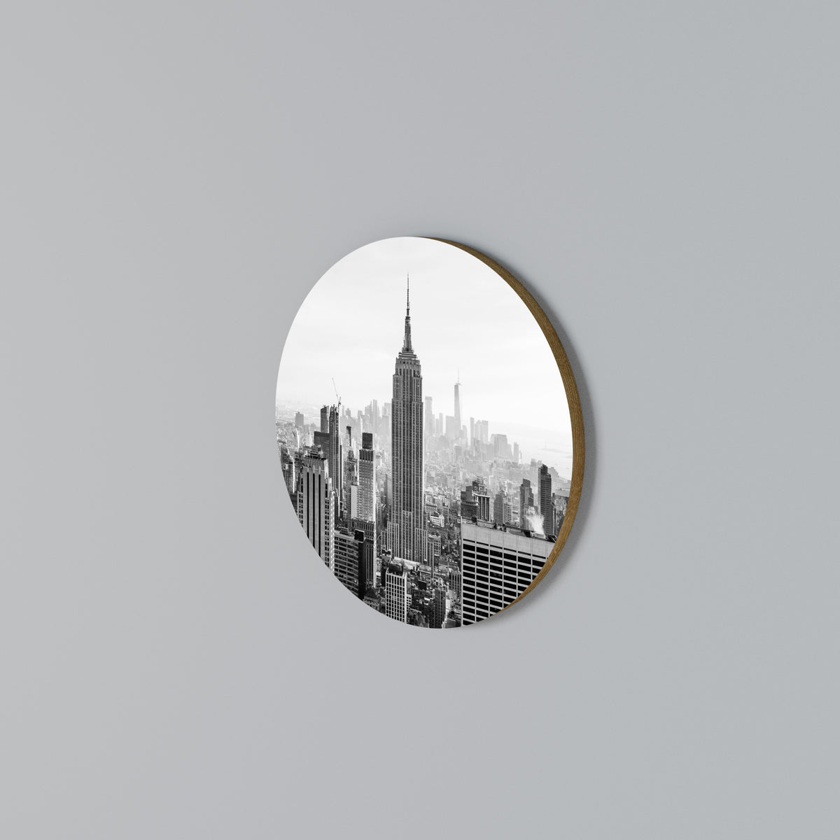EMPIRE STATE BUILDING Rund väggdekor