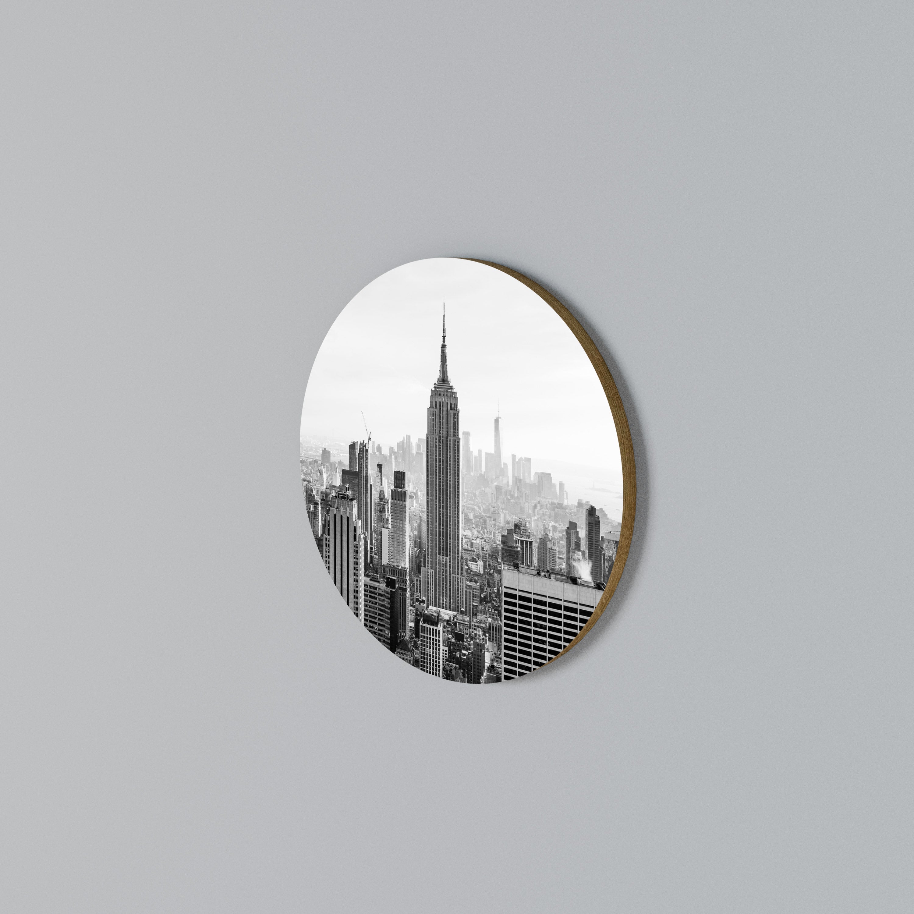 EMPIRE STATE BUILDING Rund väggdekor