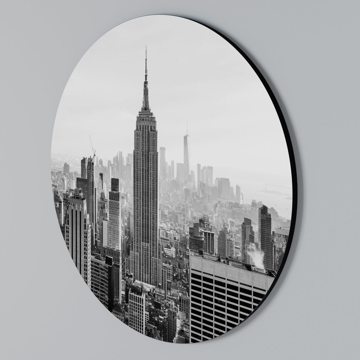 Round Wall Art – EMPIRE STATE BUILDING