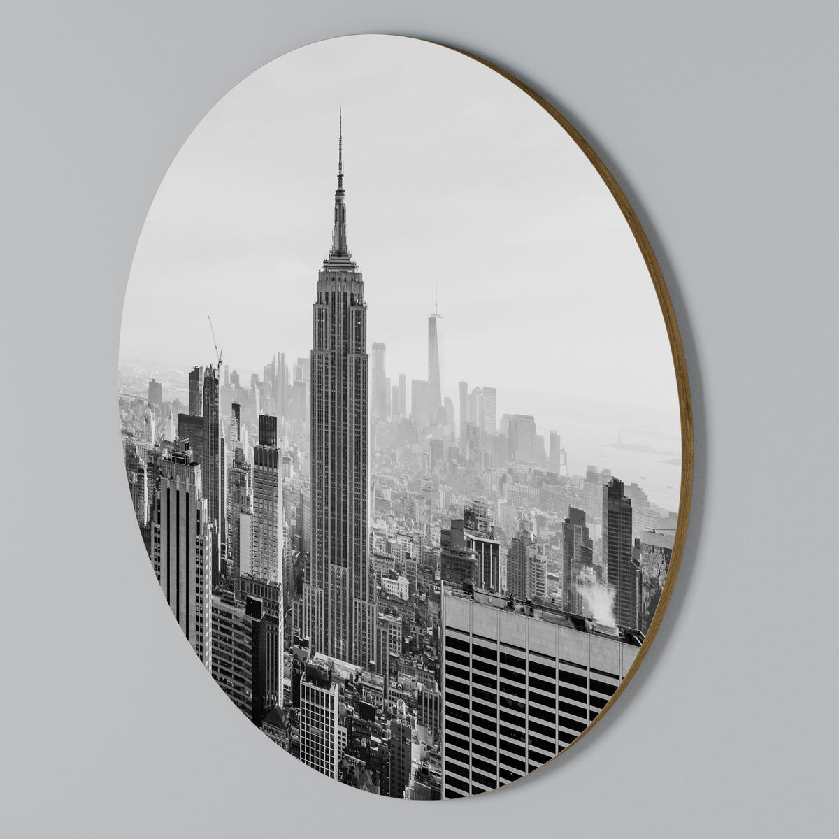 Round Wall Art – EMPIRE STATE BUILDING