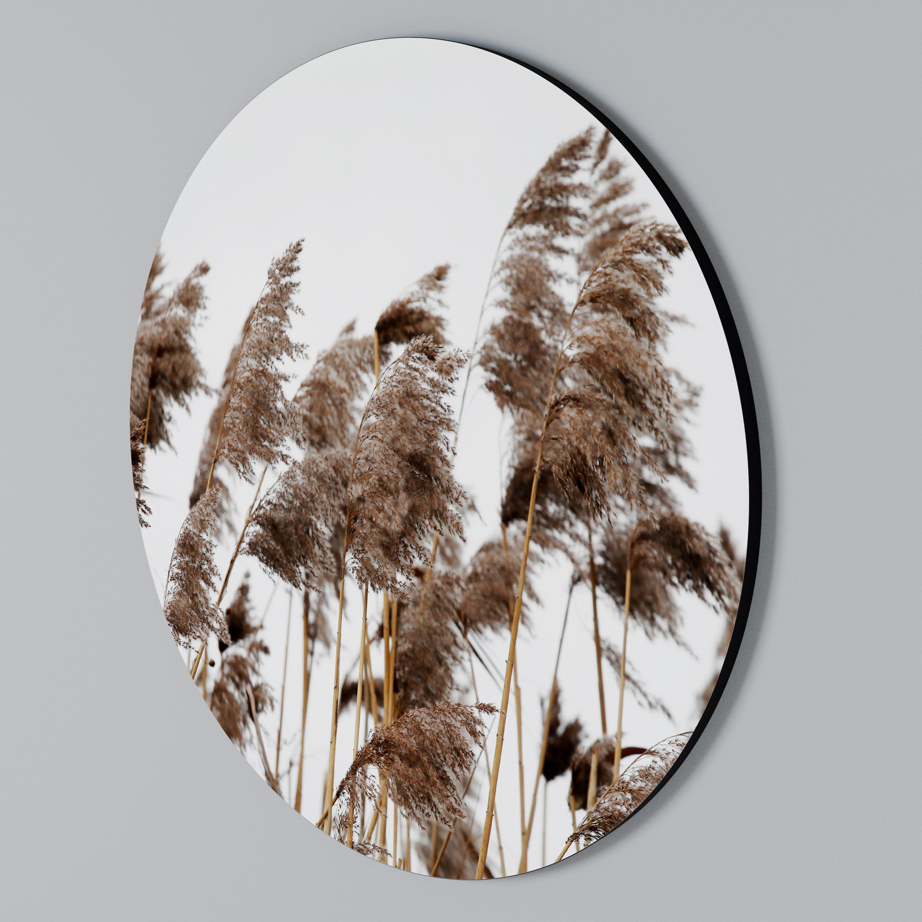 DANCE OF REEDS Rund väggdekor