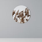 DANCE OF REEDS Round Wall Art