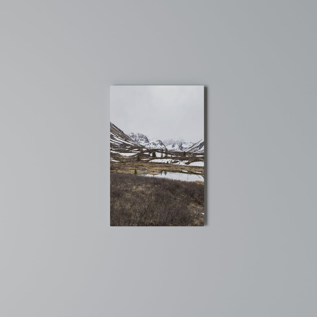 ECHOES OF WINTER Vertical Canvas Print