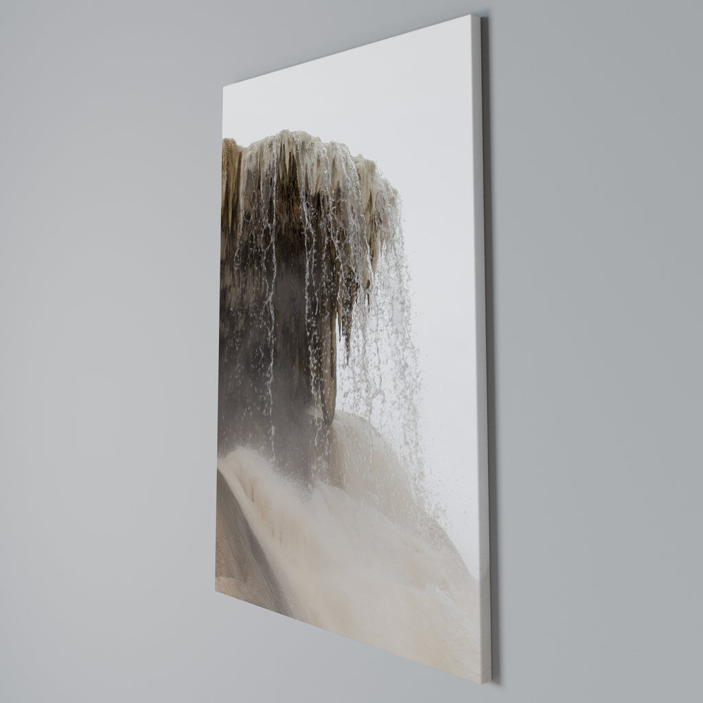 MAMMOTH HOT SPRINGS Vertical Canvas Print