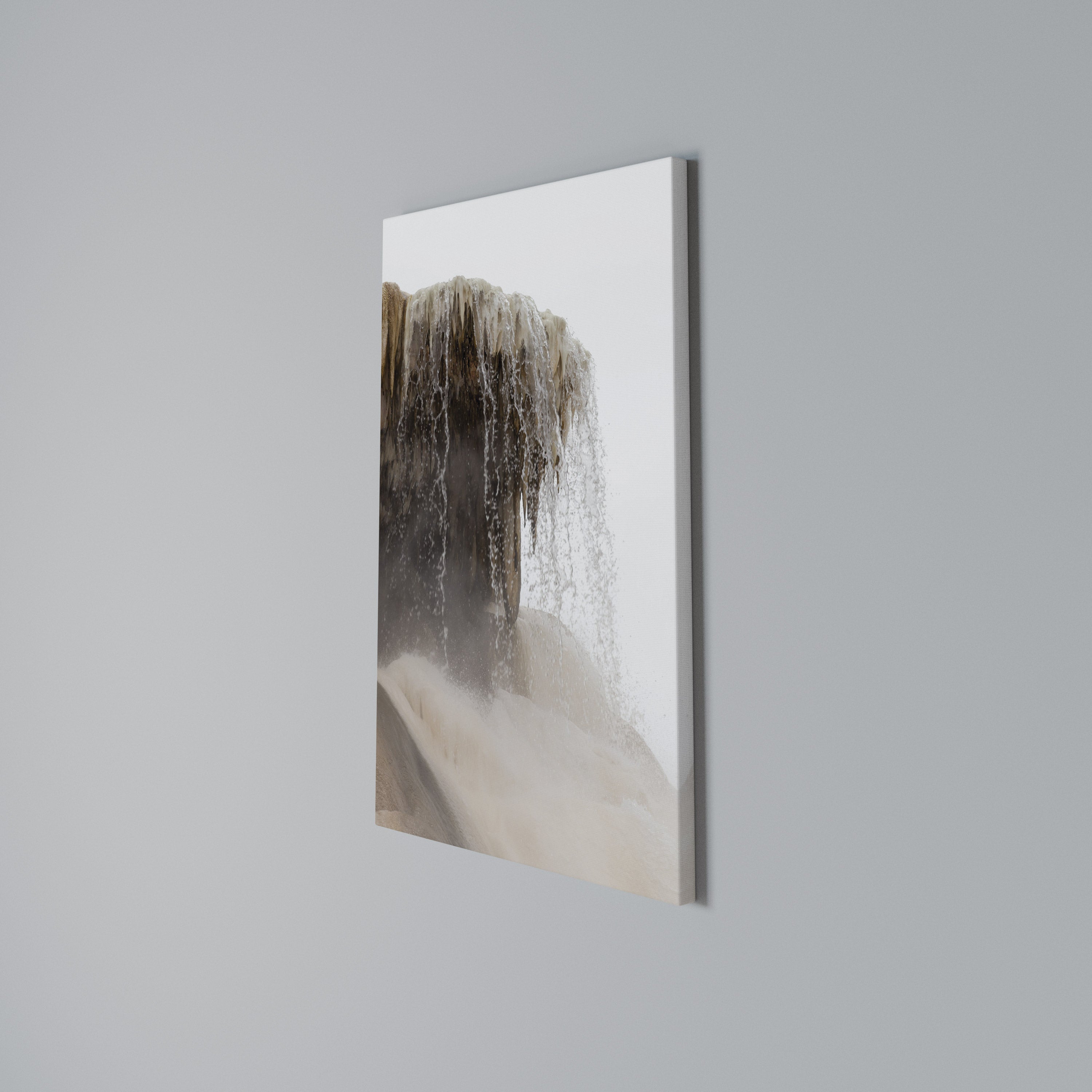 MAMMOTH HOT SPRINGS Vertical Canvas Print