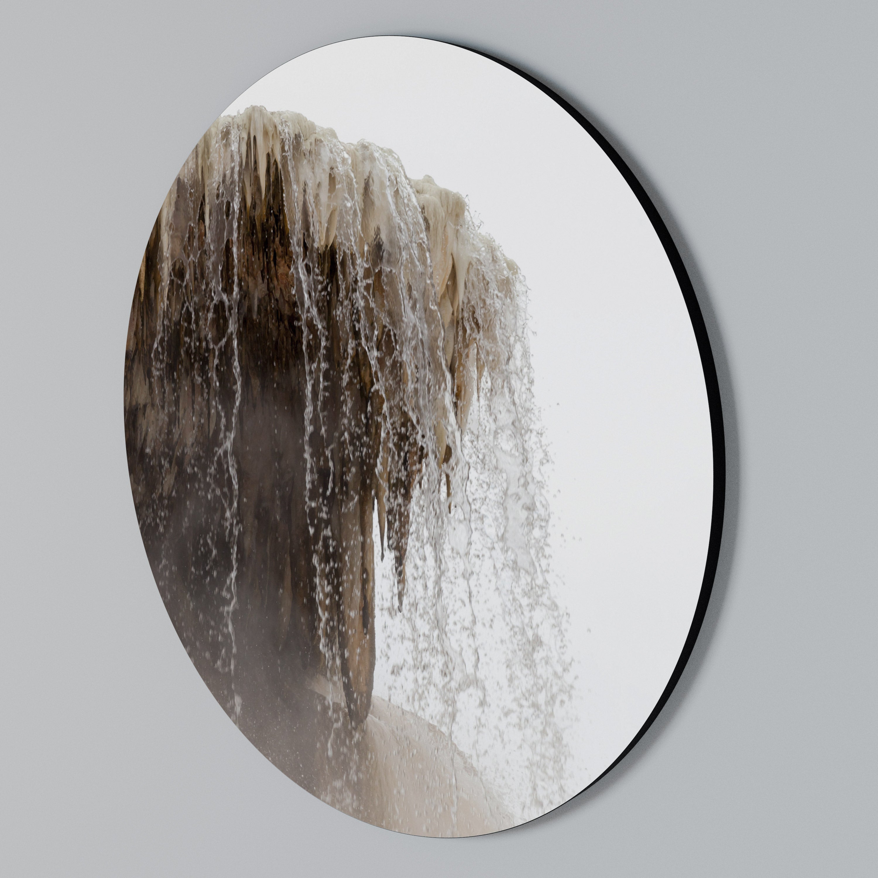 MAMMOTH HOT SPRINGS Rund väggdekor