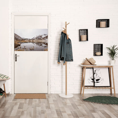 SNÖKYSSADE REFLEKTIONER Dra av och klistra horisontell poster