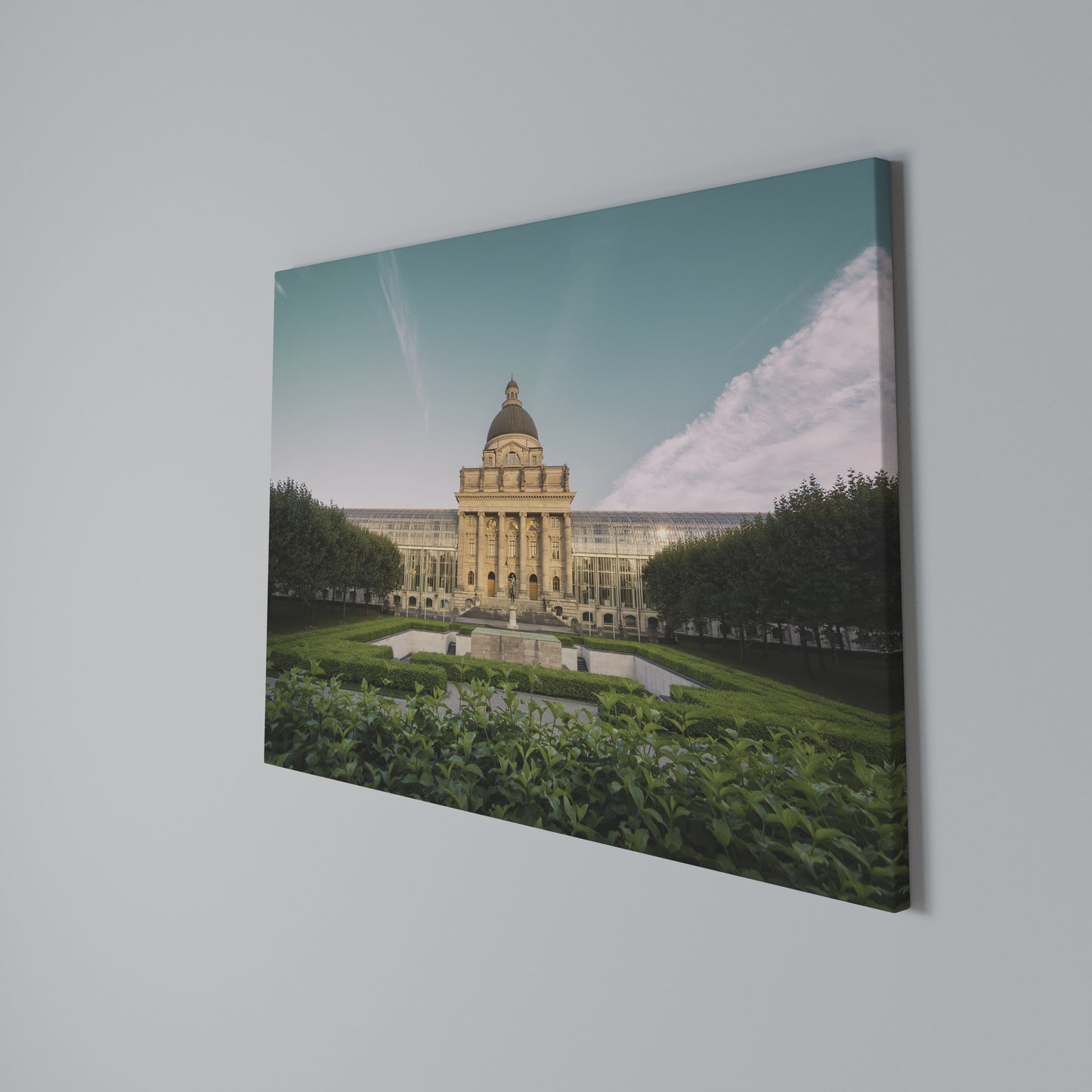 TRANQUIL PALACE VIEW Horizontal Canvas Print