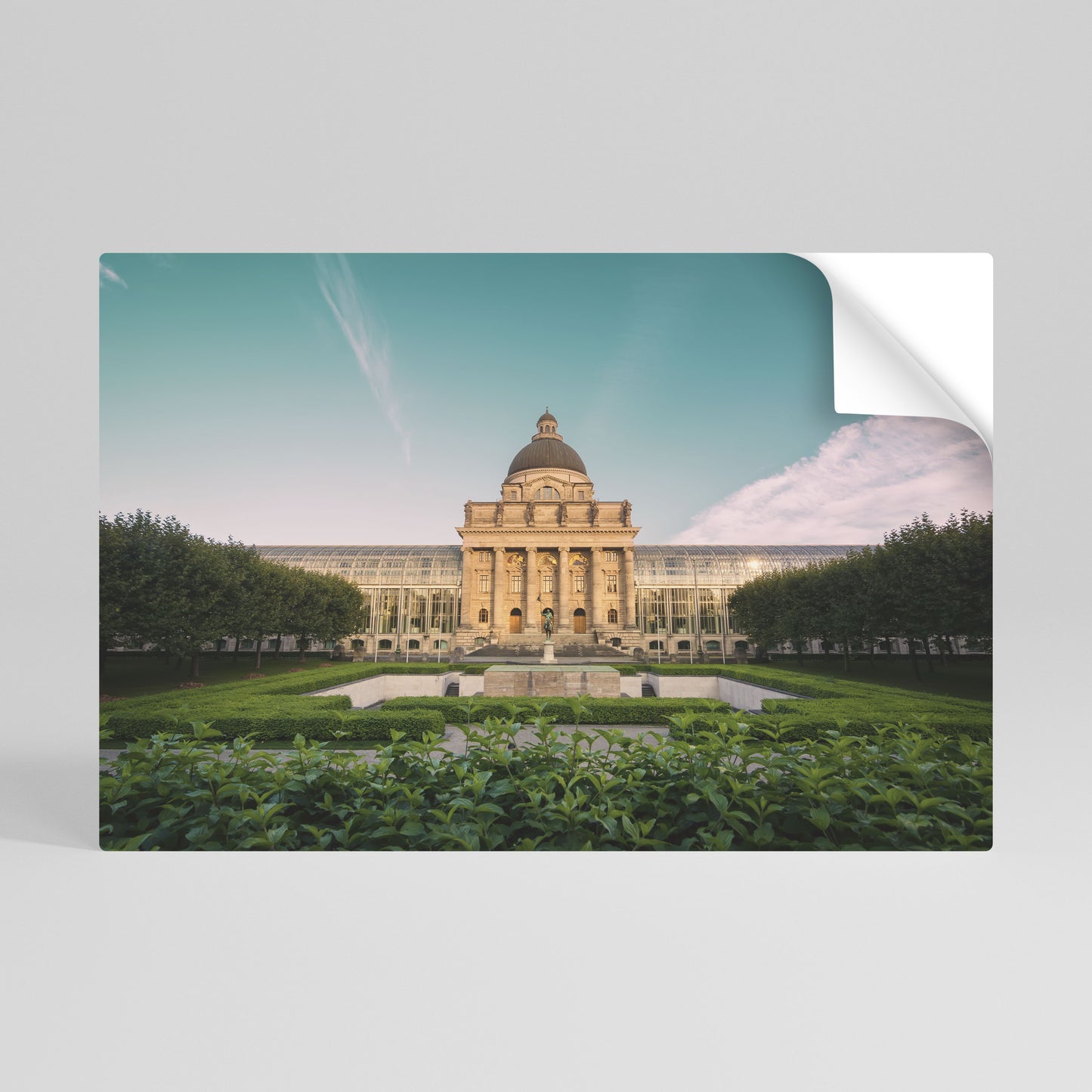 TRANQUIL PALACE VIEW Självhäftande Horisontell Poster