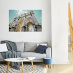 ARKITEKTONISK ELEGANS Horisontell affisch med självhäftande text