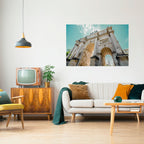 ARKITEKTONISK ELEGANS Horisontell affisch med självhäftande text