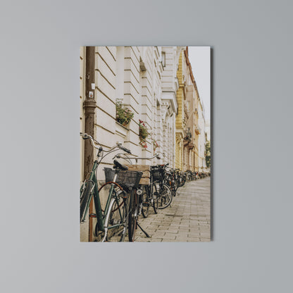 URBAN CYCLE HAVEN Vertical Canvas Print