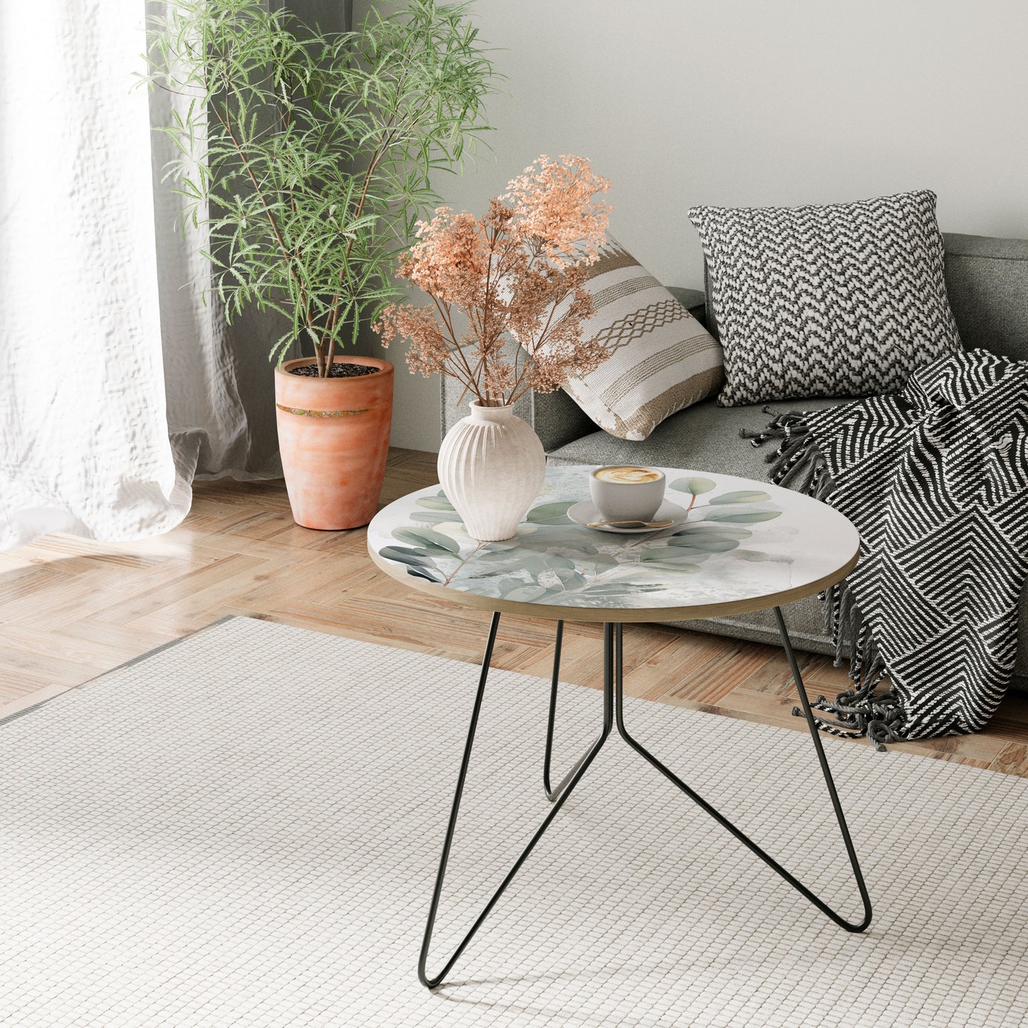 DELIGHTFUL EUCALYPTUS Large Coffee Table