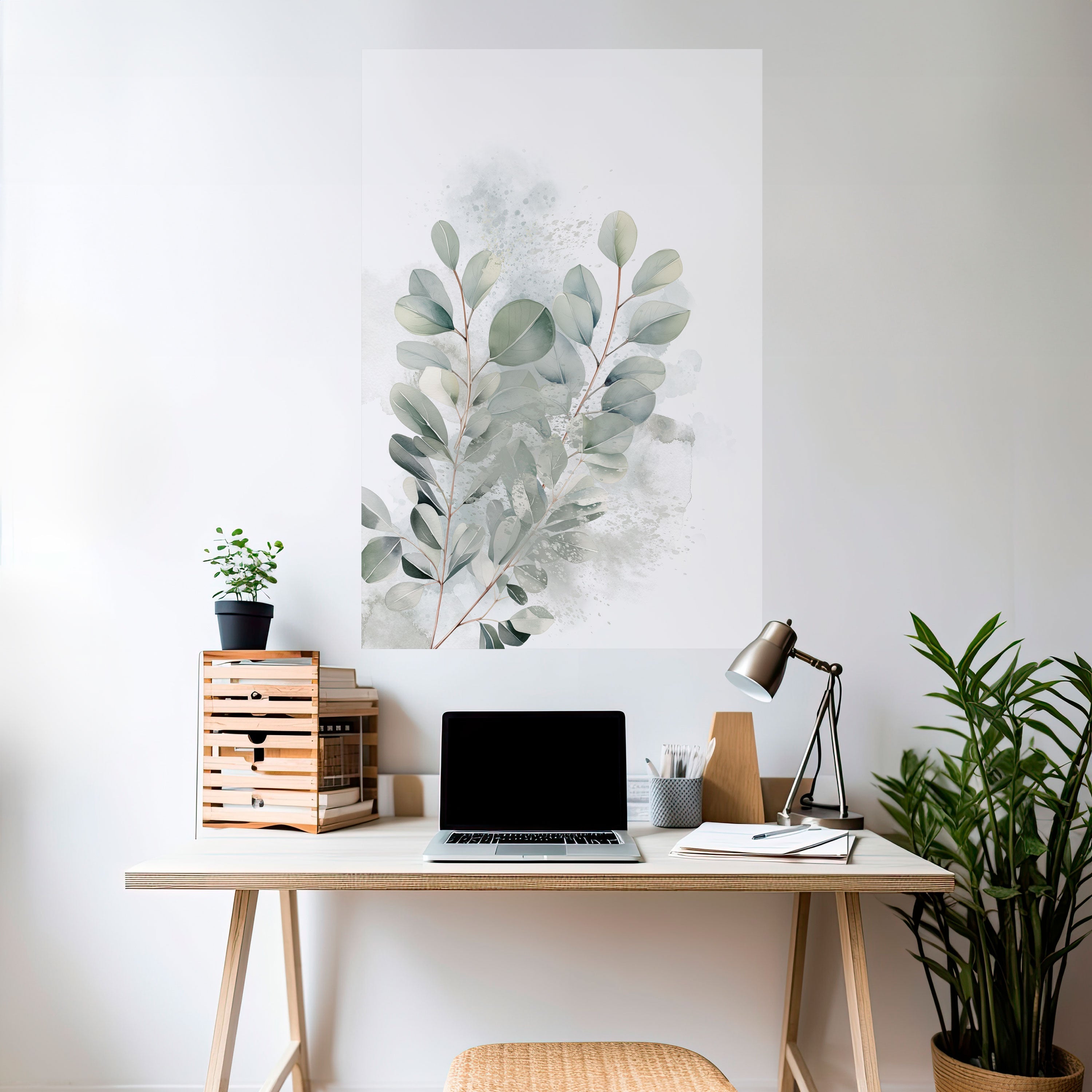 Härlig eukalyptus, självhäftande vertikal poster