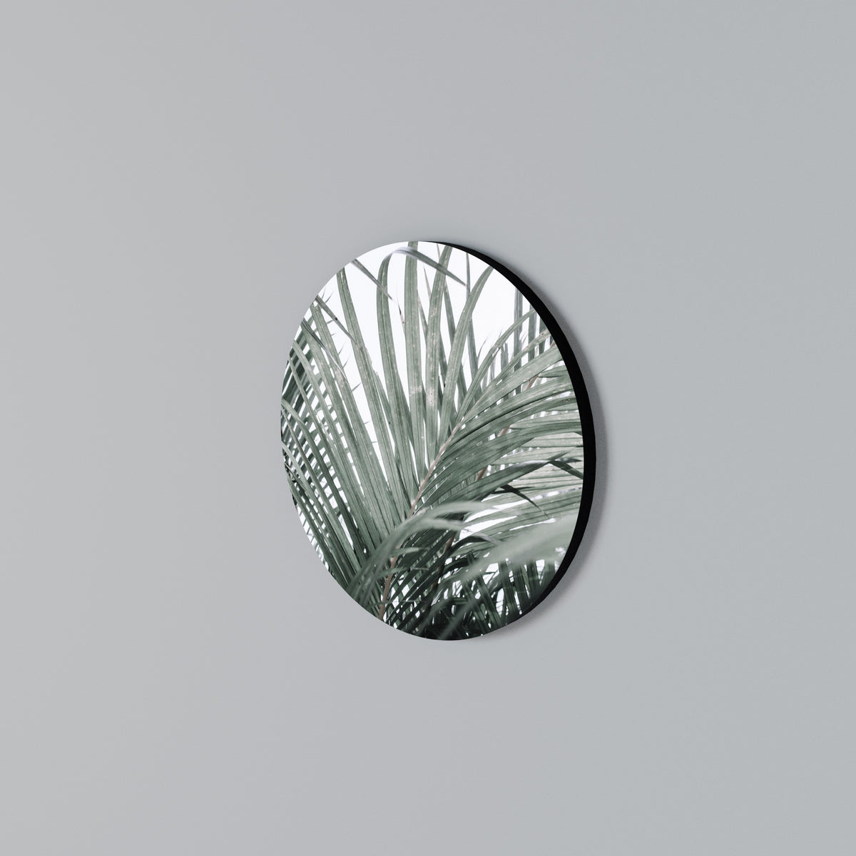 PALM WHISPERS Rund väggdekor