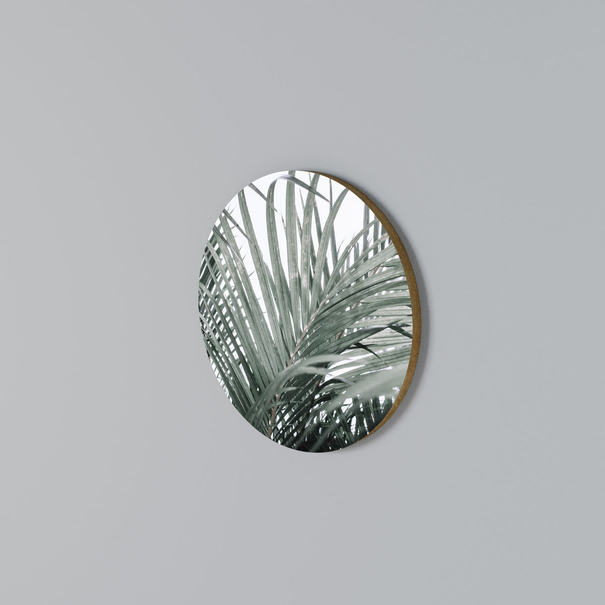 PALM WHISPERS Rund väggdekor