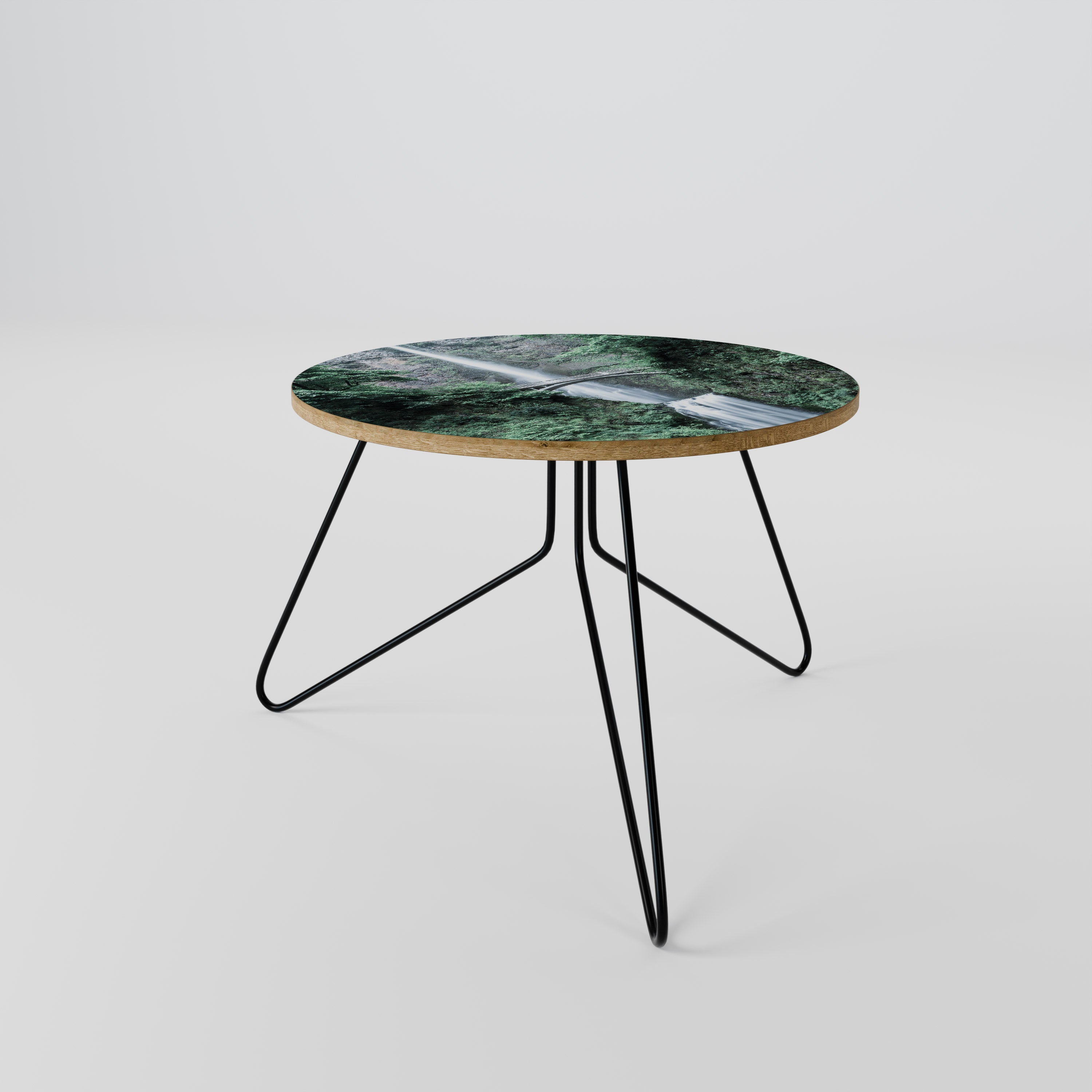 MYSTICAL WATERSCAPE BRIDGE Coffee Table