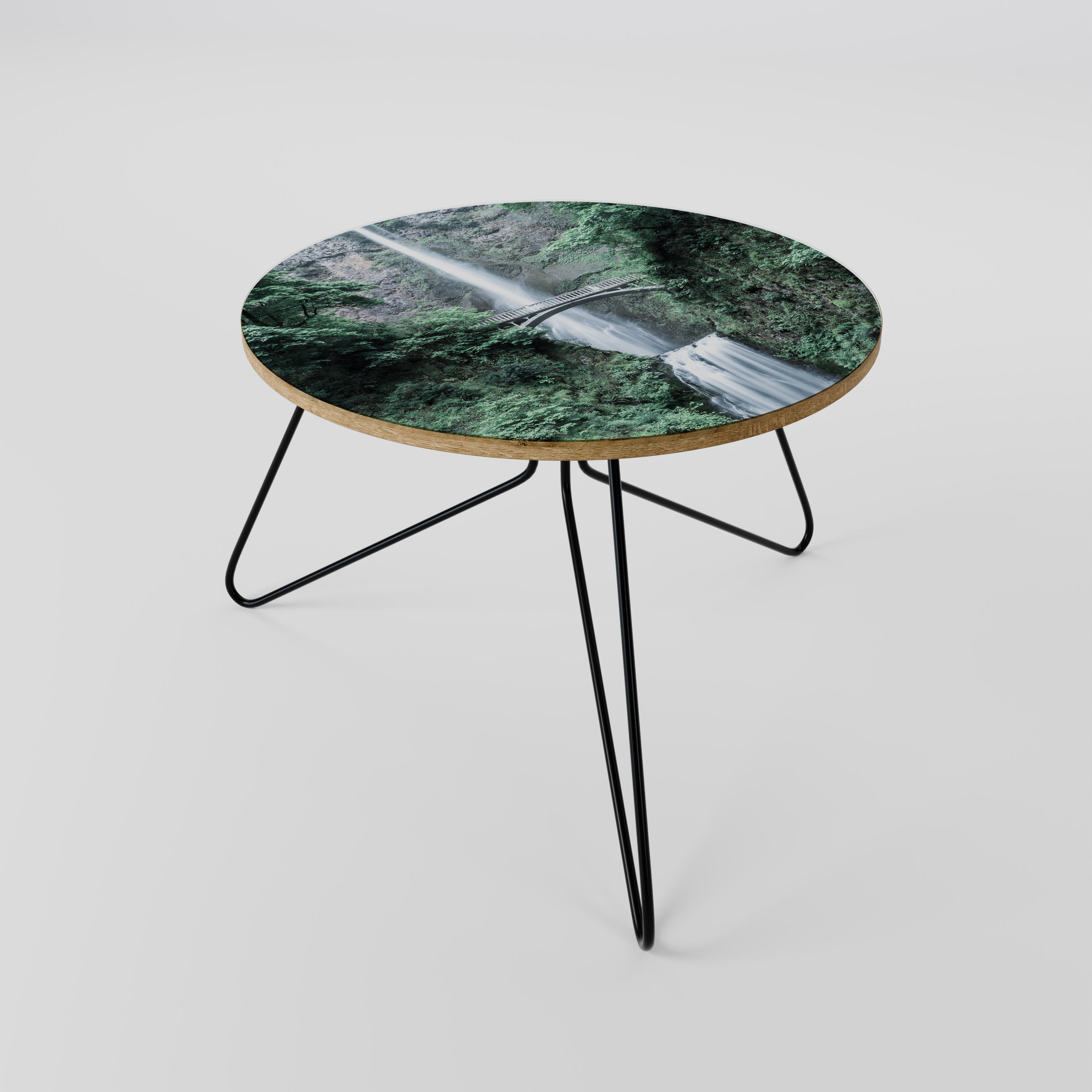 MYSTICAL WATERSCAPE BRIDGE Coffee Table
