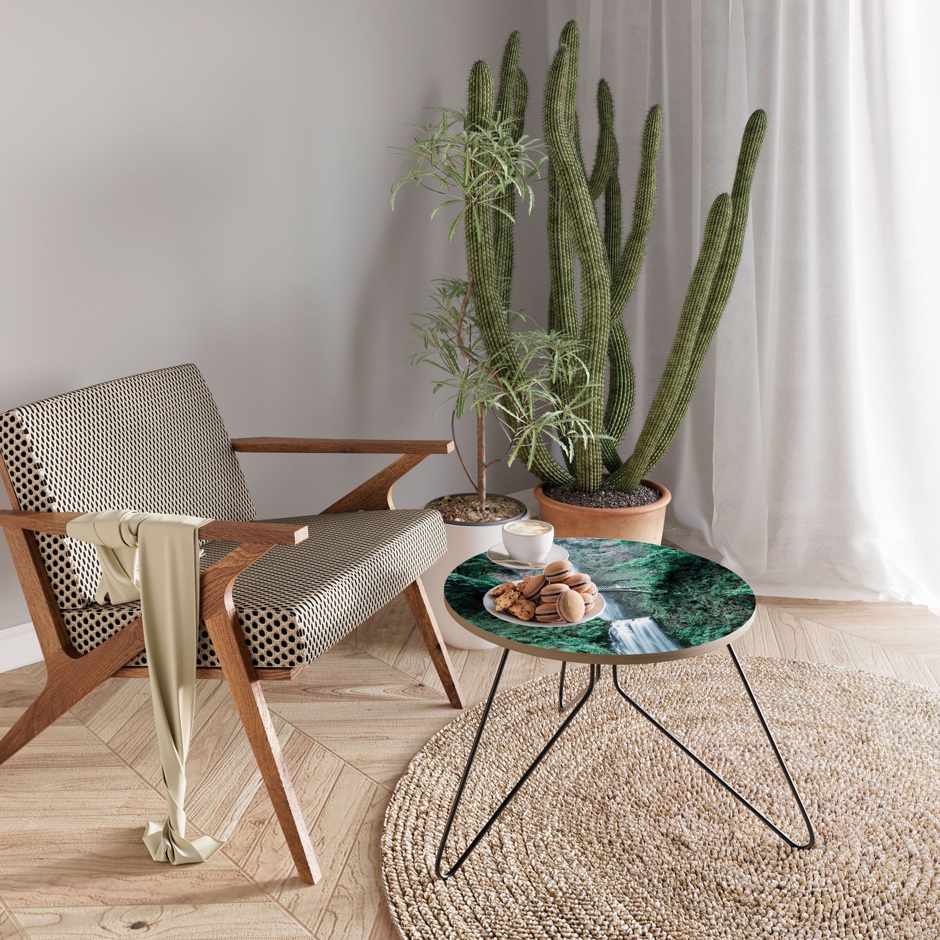 MYSTICAL WATERSCAPE BRIDGE Coffee Table