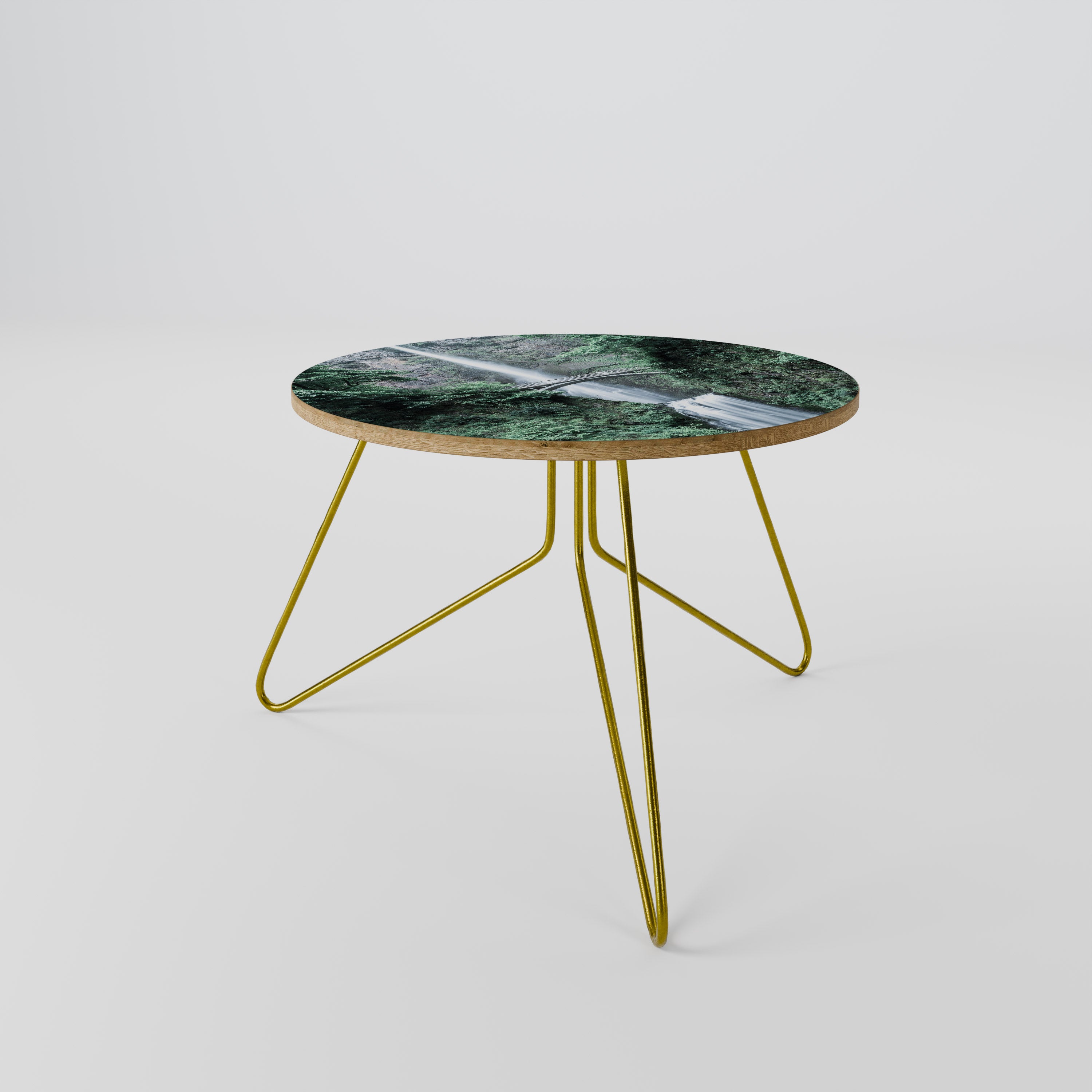 MYSTICAL WATERSCAPE BRIDGE Coffee Table