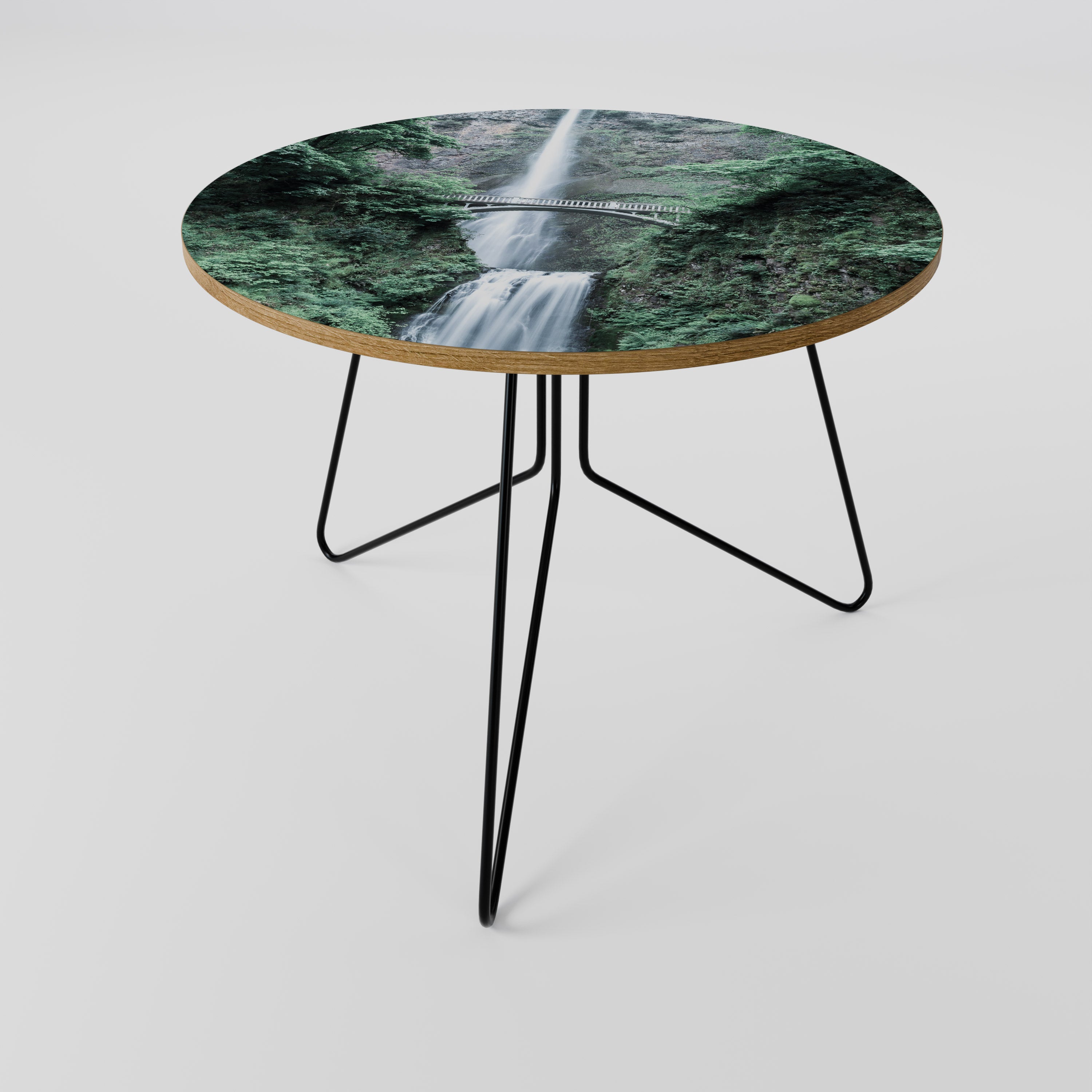 MYSTICAL WATERSCAPE BRIDGE Coffee Table